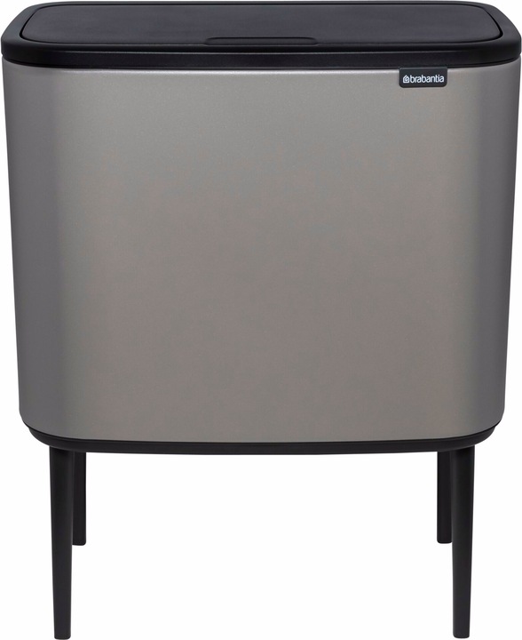 Actual product image Brabantia Trash can Bo Touch Bin Mineral Concrete Grey, 3 x 11 L (33 l)