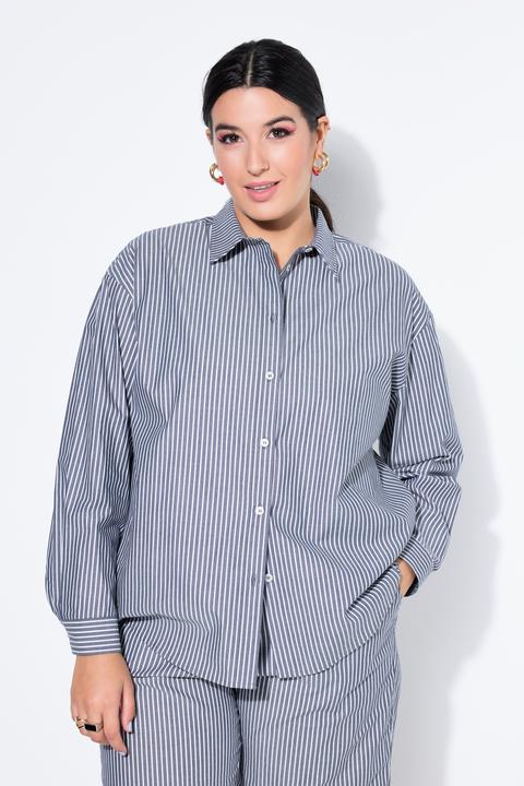 Produktbild Studio Untold Streifenhemd, Oversize Shape, Patch (50, 52)