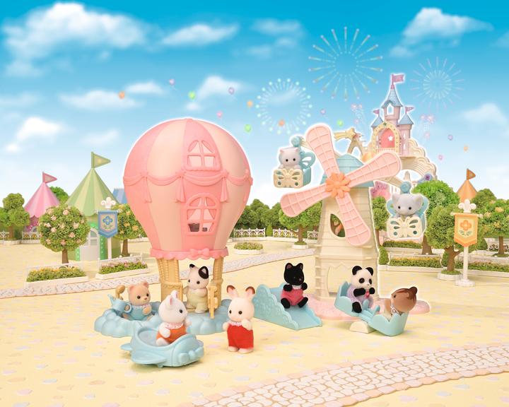 Image du produit Sylvanian Families Parc du moulin à vent pour bébés
