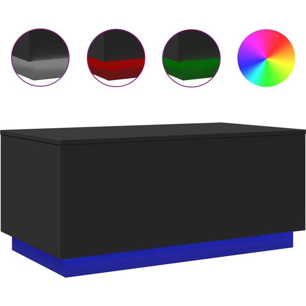 VidaXL, Couchtisch + Beistelltisch, Jerry (90 x 50 x 40 cm)