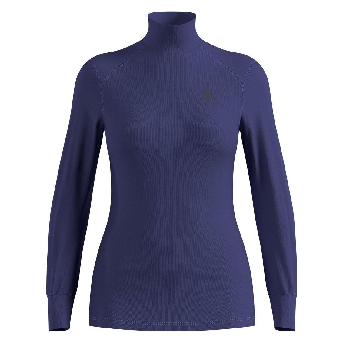 Odlo, Vrouwen, Functioneel Overhemd, Active Warm Base Layer Mit Rollkragen (L), Blauw, L