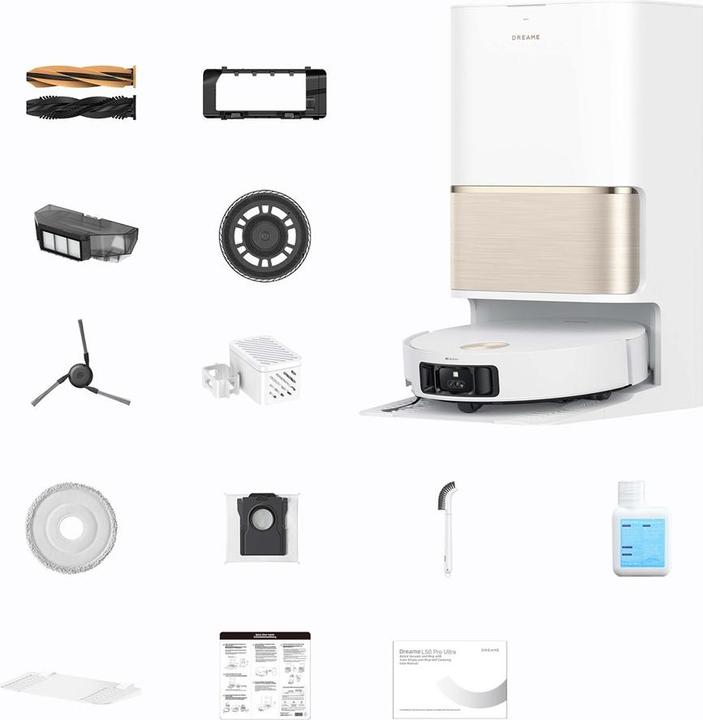 Actual product image Dreame L50 Pro Ultra (19500 Pa, Wiping pads (rotating))