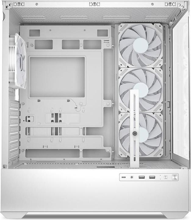 Actual product image Sharkoon AK6 RGB White ATX (white) (ATX, mATX, Mini-ATX)