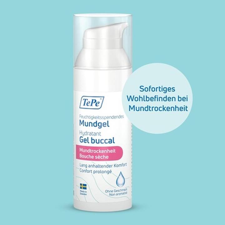 Image du produit TePe Gel buccal hydratant, sans goût (50 ml, Bains de bouche)