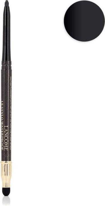 Actual product image Lancôme Le Stylo Waterproof Metallic Noir Onyx 01 (01 Noir Onyx)