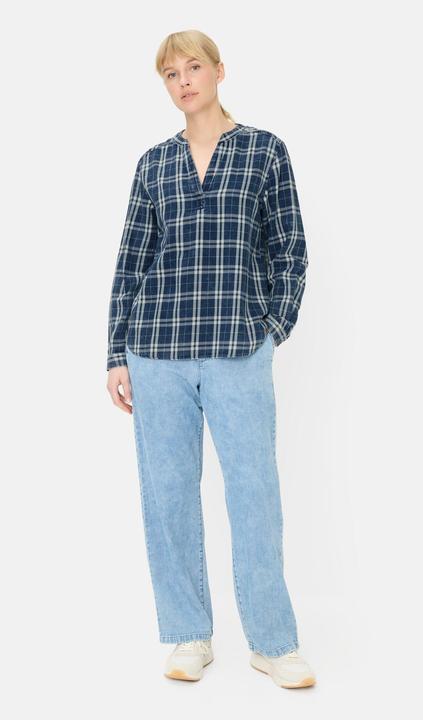 Immagine prodotto Camel Active Karierte Schlupfbluse aus reiner Baumwolle (M)