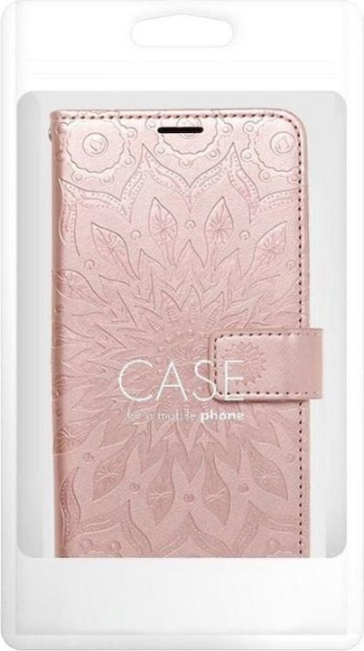 Produktbild Forcell Back panel cover OEM MEZZO Book case for XIAOMI Redmi 10C mandala rose gold (Xiaomi Redmi 10C)