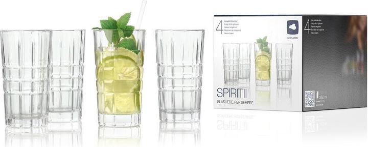 Image du produit Leonardo Longdrinkglas Spiritii 260 ml, 4 Stück, Transparent (2.60 dl, 4 x, Verres à long drink)