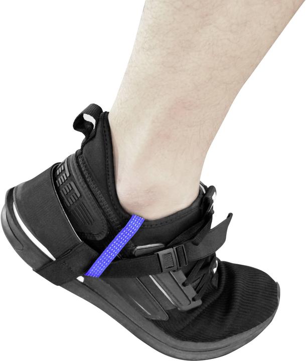 Actual product image Quadrios ESD permanent heel strap 1 pc. black, blue (Static protection)