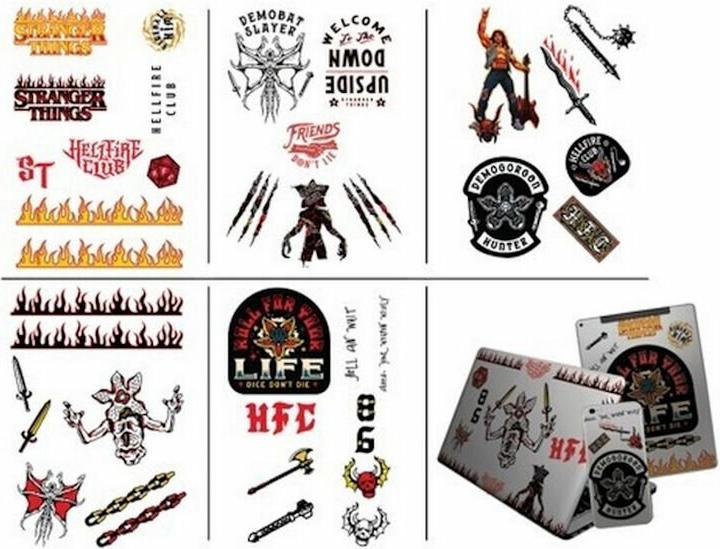 Produktbild Pyramid STRANGER THINGS - Upside Down Battle - Tech Stickers Pack