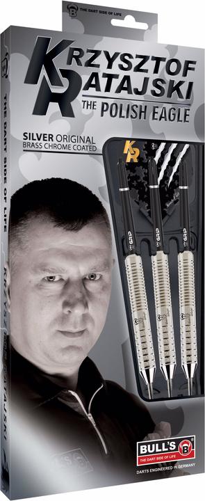 Produktbild Bull's Krzysztof Ratajski Brass Silver Steel Dart (22 g)