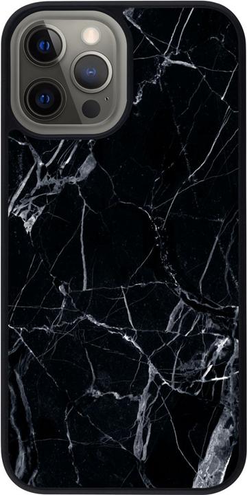 Produktbild PhoneLook Hülle Silikon schwarz Marble Black 01 (Apple iPhone 12 Pro Max)