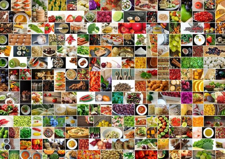 Produktbild Grafika Puzzle Collage: Küche in Farben 1500 Teile (1500 Teile)