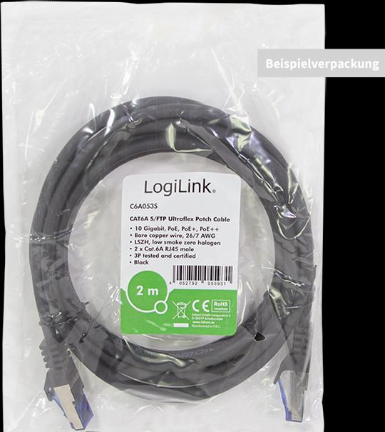 Produktbild LogiLink Netzwerkkabel (S/FTP, CAT6a, 5 m)
