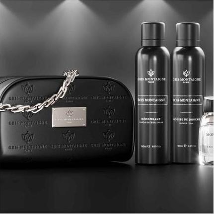 Produktbild Gris Montaigne Bois Montaigne Extrait De Parfum 80ml Gift Set With Deodorant 150ml And Shower Foam 1 (Parfum set)