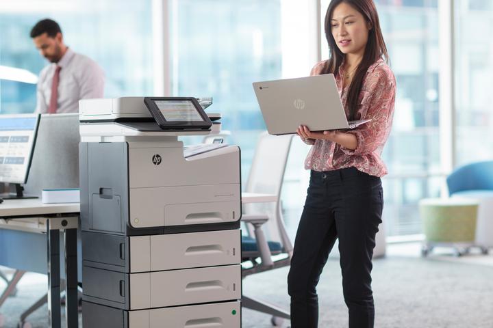 Actual product image HP Enterprise MFP 586z (Ink, Colour)