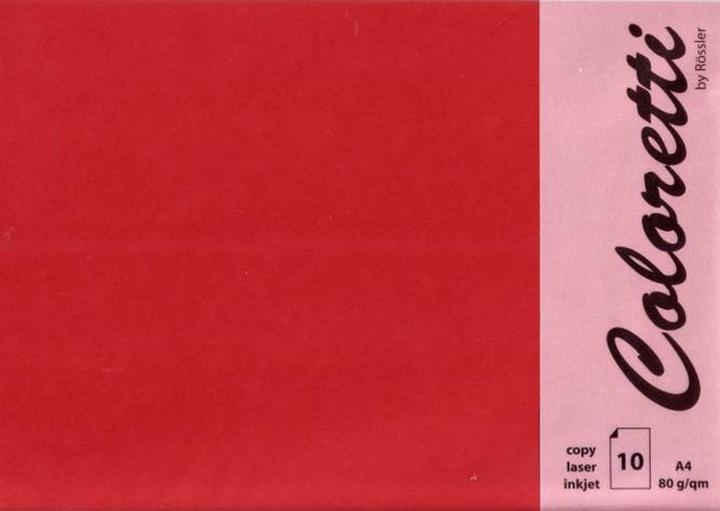 Produktbild Magni Briefpapier Coloretti A4 80g 10Blatt rosso (1 Stk.)