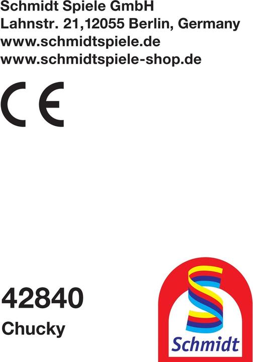 Actual product image Schmidt Spiele Chucky 24 cm (13 cm)