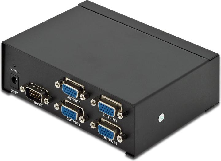 Image du produit Digitus DC-42110 Splitter VGA, 4 ports, 2048x1536 pixels