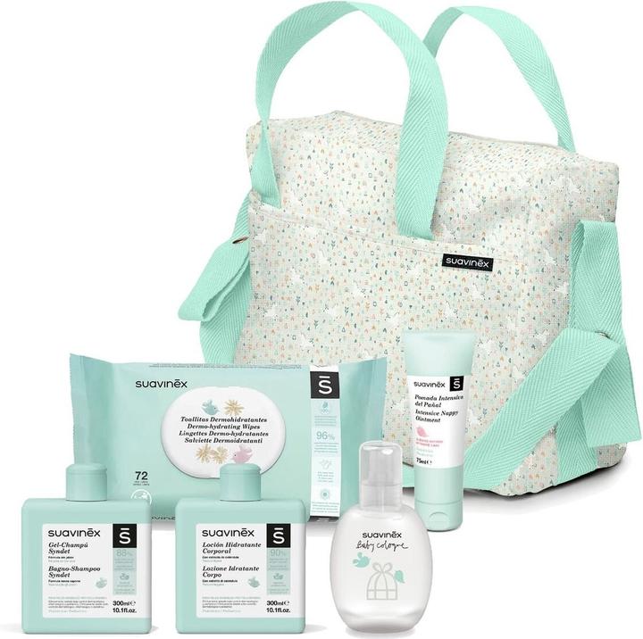 Actual product image Suavinex BOLSO COSMÉTICA BEBÉ #MINT set 6 pz