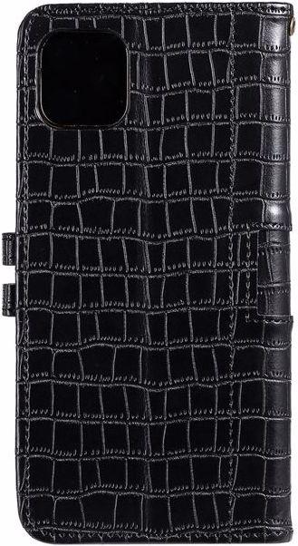 Produktbild MU Style Leder Bookcover Hülle mit Krokodilmuster (Apple iPhone 13 Pro)
