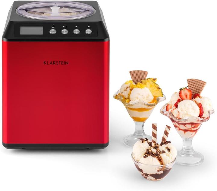 Produktbild Klarstein Vanilla Sky Eismaschine in Rot