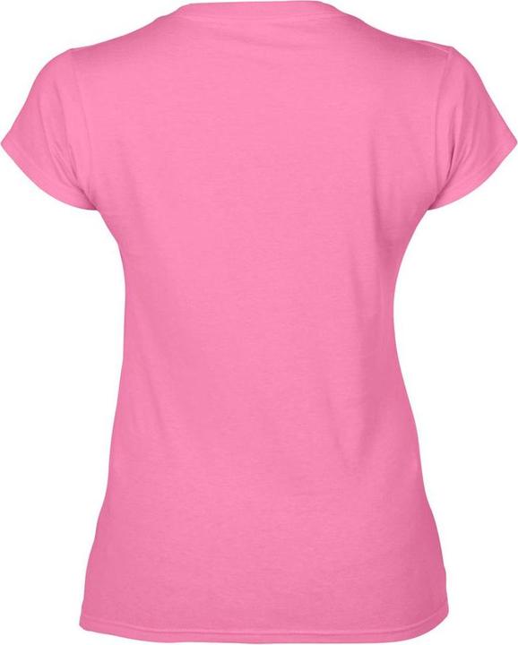 Actual product image Gildan Ladies Soft Style Short Sleeve V-Neck T-Shirt (M)
