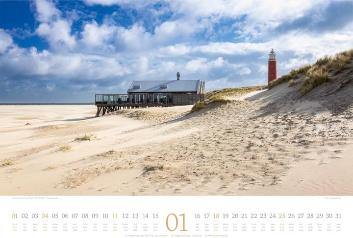 Image du produit Tage am Meer Kalender 2026 (45 x 33 cm, Couverture rigide, Anglais, Français, Allemand)