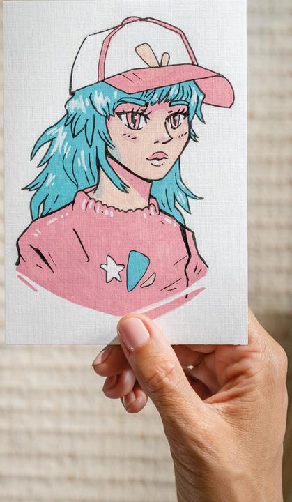 Produktbild Edding Acrylmarkeretui 5ST Manga sortiert (Warmbeige, edel mauve, Verkehrsweiss, Schwarz, opulent türkis, 2 mm, 5 x)