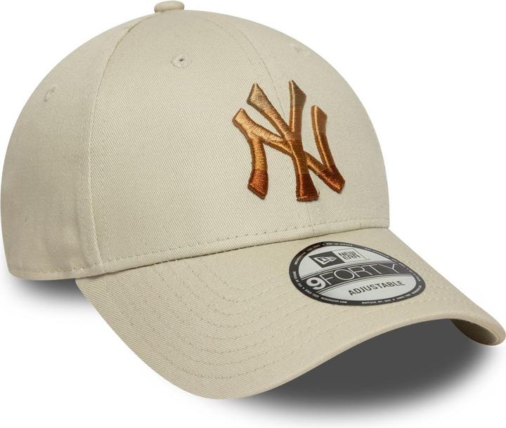 Produktbild New Era 9Forty Strapback Cap - Infill New York Yankees Beige