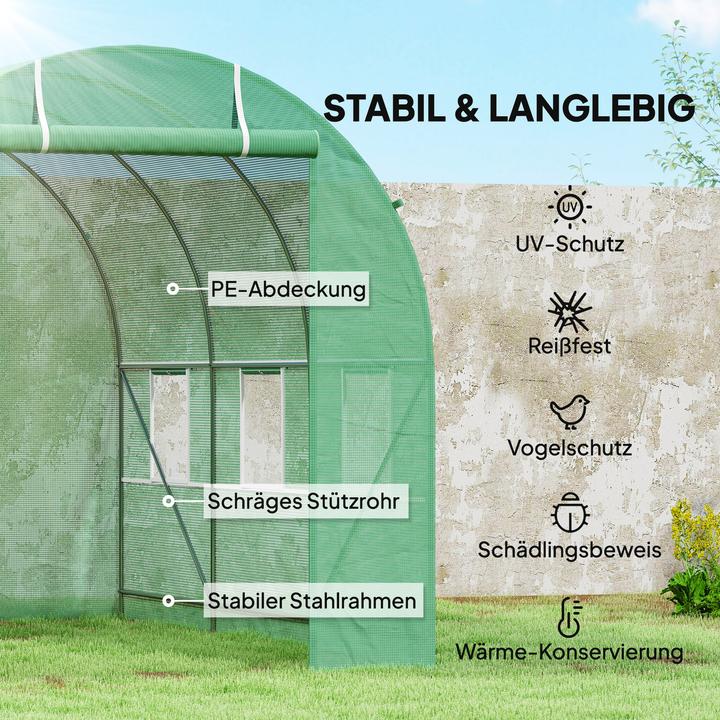 Actual product image Outsunny Tunnel Greenhouse