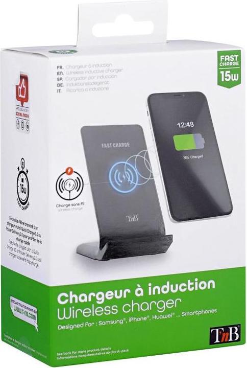 Image du produit T'nB TNB CHW15 Station de charge de bureau sans fil (15 W)
