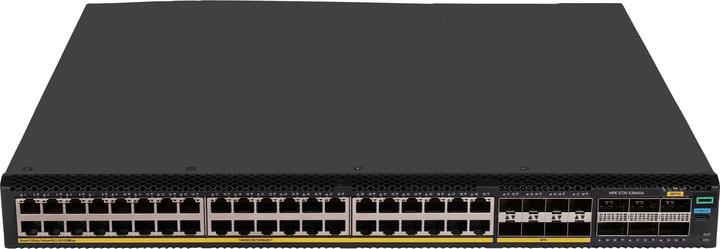 Produktbild HPE Networking Comware Data Center Switch 40p 10GBASE-T 8p SFP+ 1G/10G 6p QSFP28 100G 5720 (40 Ports)