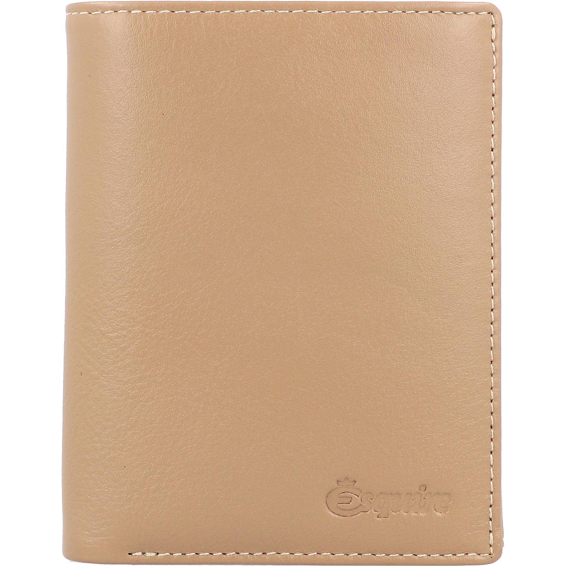 Esquire, Damen, Portemonnaie, Peru Geldbörse RFID Leder 9,5 cm, Beige