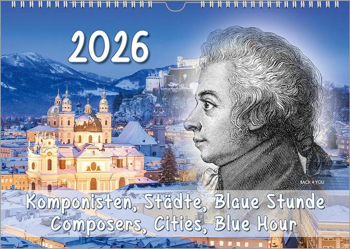 Produktbild Komponisten-Kalender, ein Musik-Kalender 2026, DIN A4 (A4)