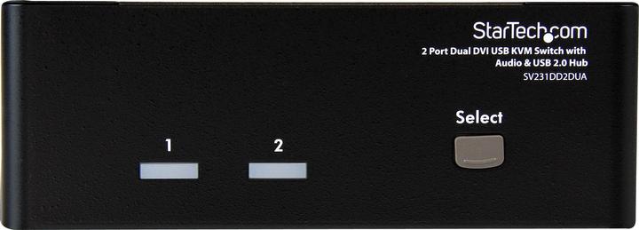 Image du produit StarTech Commutateur à double affichage 2 ports