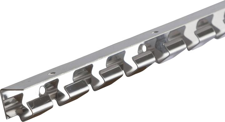 Actual product image Kerbl Hook strip 100cm stainless steel for PVC curtain