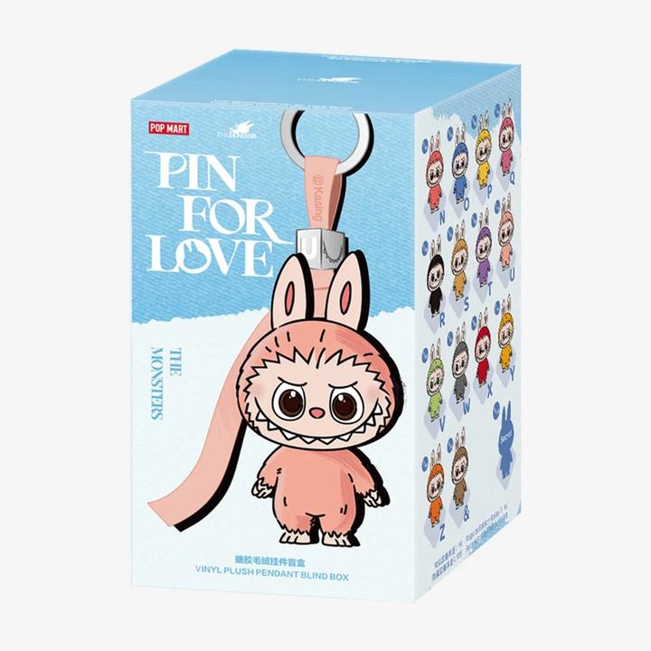 Immagine prodotto Pop Mart I Mostri Labubu Pin for Love (N-Z) Blindbox (Singolo)