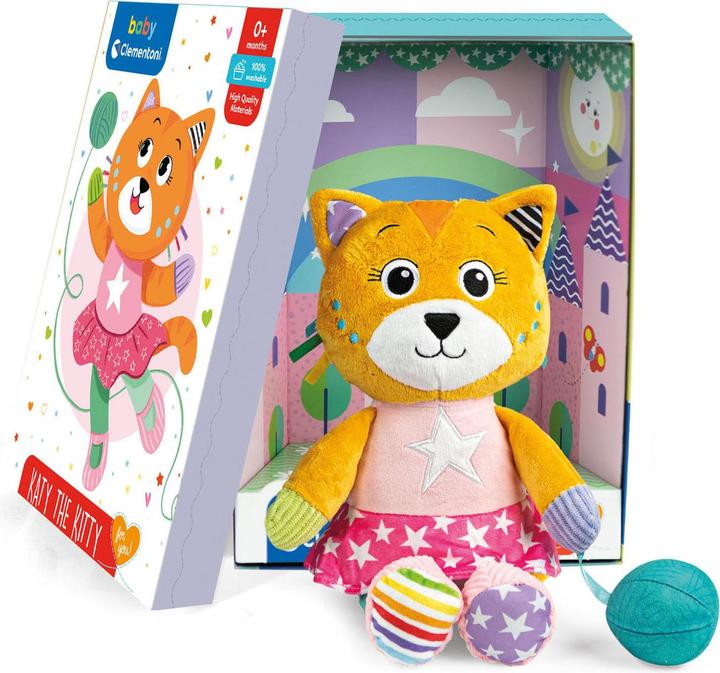 Immagine prodotto Clementoni Baby - peluche Katy il gatto (10.50 cm)