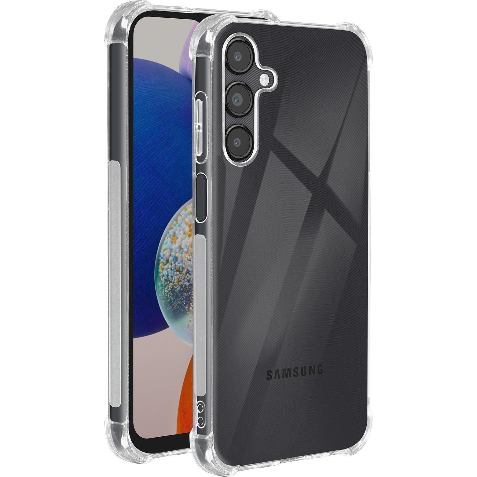 Avizar Schutzhülle mit verstärkten Ecken Series (Samsung Galaxy A14 5G), Smartphone Hülle, Transparent