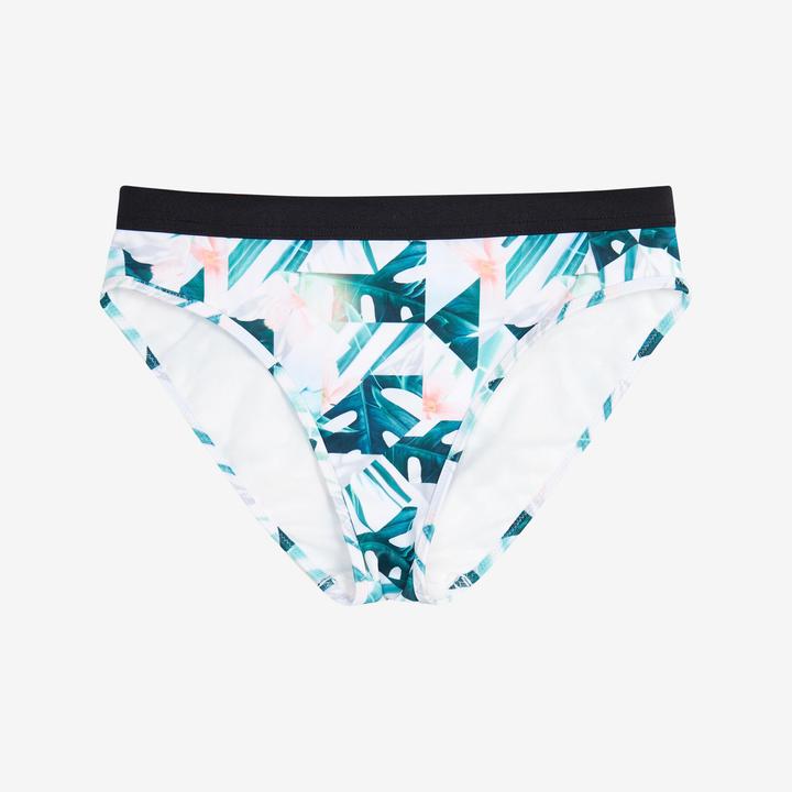 Actual product image Olaian Bikini-Hose Mädchen 900 Buddy rosa/geblümt