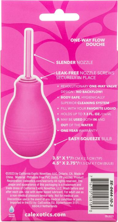 Image du produit CalExotics Cheeky™ One-Way Flow Douche - Pink