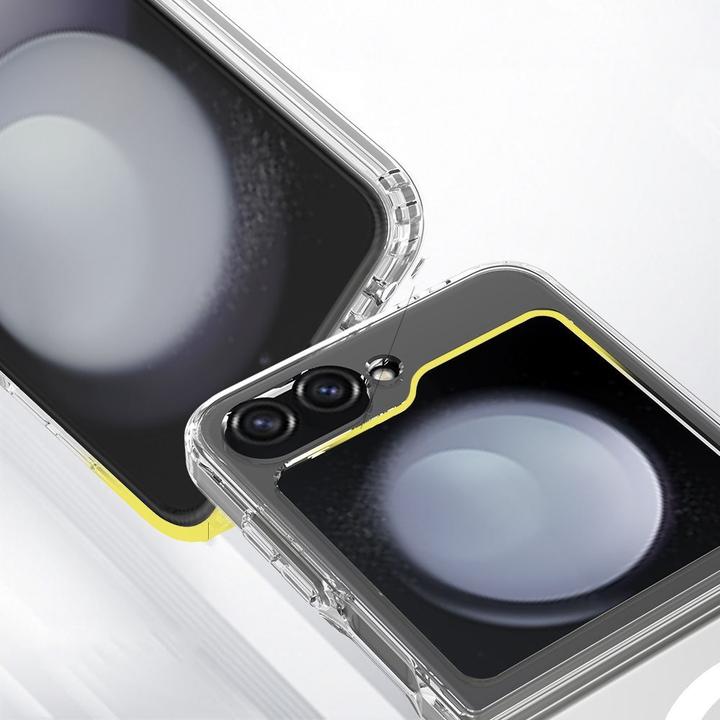 Productafbeelding Tech-Protect FlexAir Hybrid MagSafe Case für Samsung Galaxy Z Flip 6 / 7 FE - Transparent (Samsung Galaxy Z Flip6, Samsung Galaxy Z Flip7 FE)