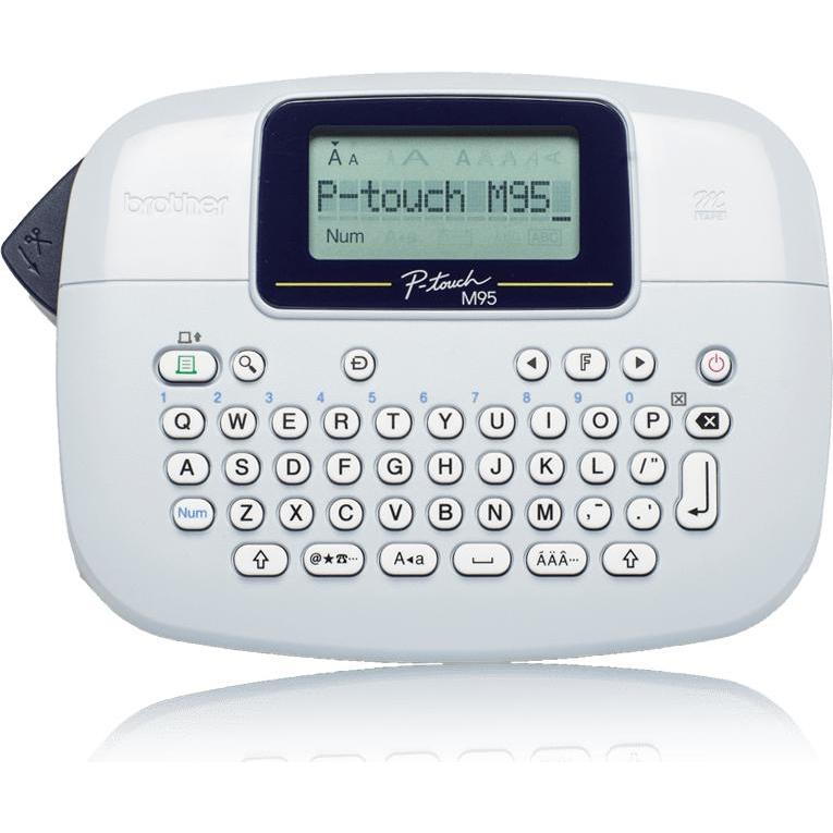 Brother PT-M95 Etiqueteuse portable - Etiketten-/Labeldrucker - Thermotransferdruck, Beschriftungsgerät, Weiss