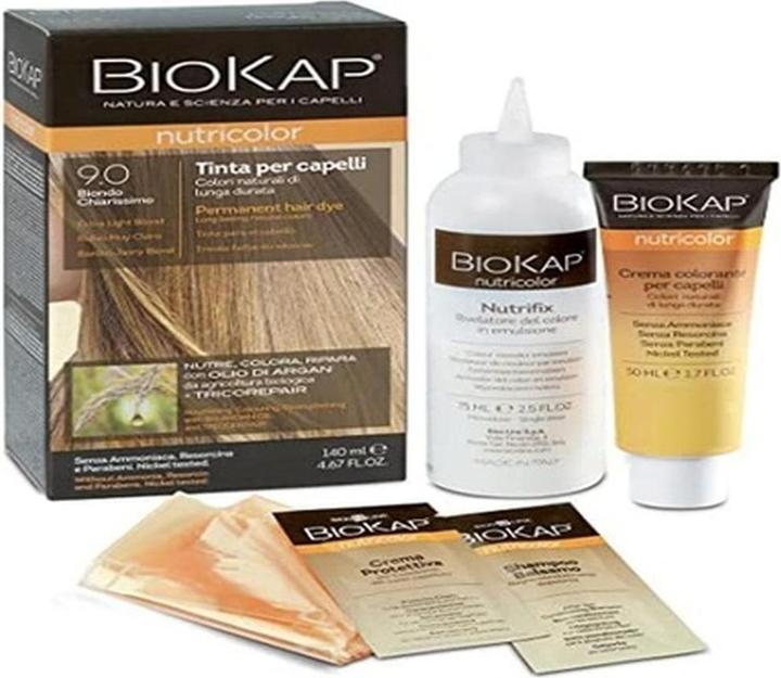 Immagine prodotto Bios Line Biokap Nutricolor Tintura per capelli bionda molto chiara (Biondo molto chiaro)