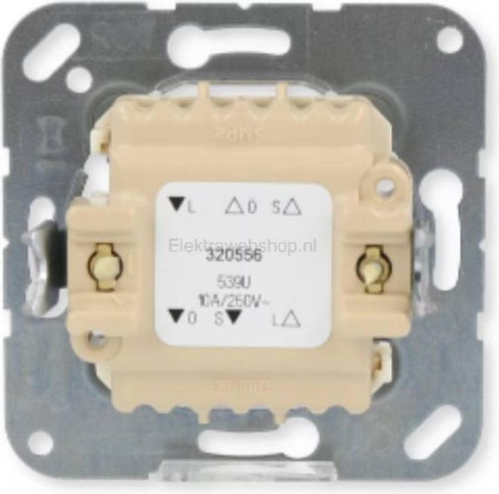 Produktbild JUNG Doppel-Taster 10AX 250V 2Wechsler