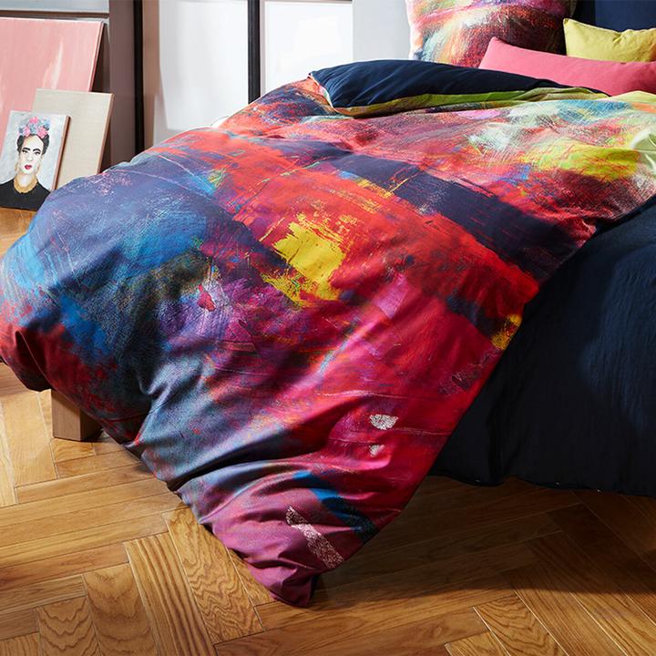 Produktbild Fleuresse Mako-Satin Bettwäsche Bed Art S Shrewsbury multicolor (Duvetbezug, 155x220 cm (80x80 cm))