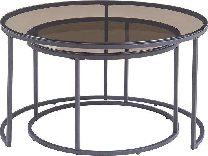 Black, Grey, Smoked glass