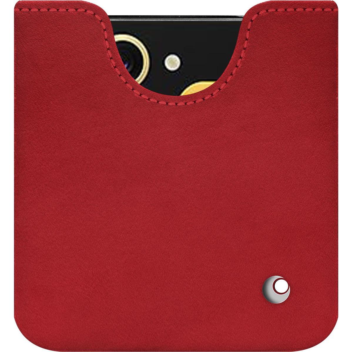 Thumbnail - Noreve Lederschutzhülle (Samsung Galaxy Z Flip6), Smartphone Hülle, Rot