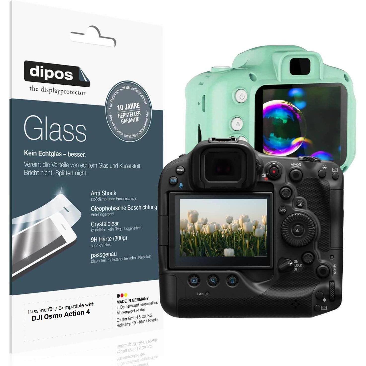 Thumbnail - Dipos Anti-Shock Displayschutz 9H, Action Cam Zubehör, Transparent
